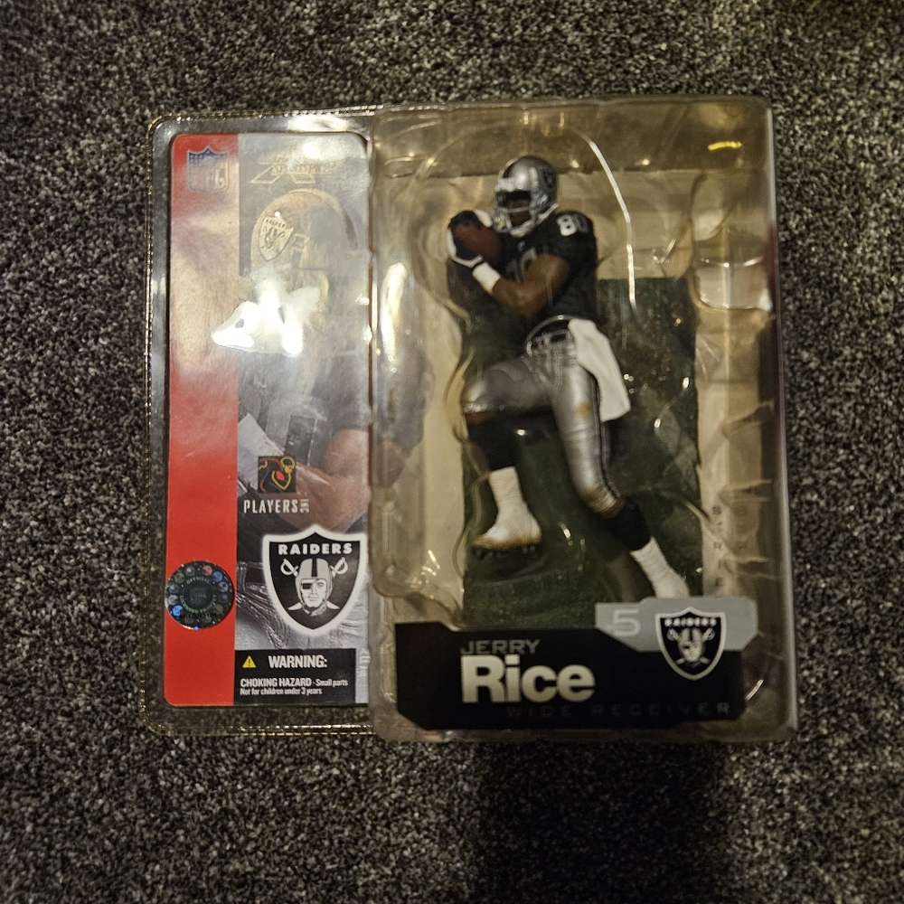 Jerry Rice Raiders Action Figure